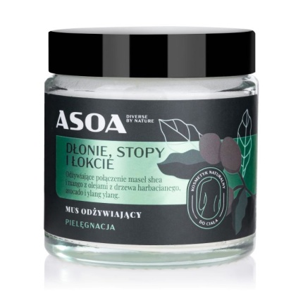 ASOA Dłonie Stopy Łokcie, Mus Odżywczy 120 ml