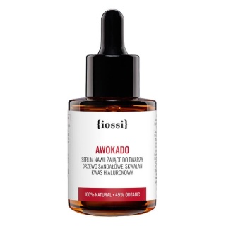 IOSSI Avocado Moisturizing and Smoothing Serum with Sandalwood and Hyaluronic Acid 30 ml