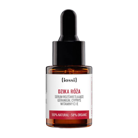 IOSSI serum rozświetlające Dzika Róża 10 ml w szklanej butelce z pipetą