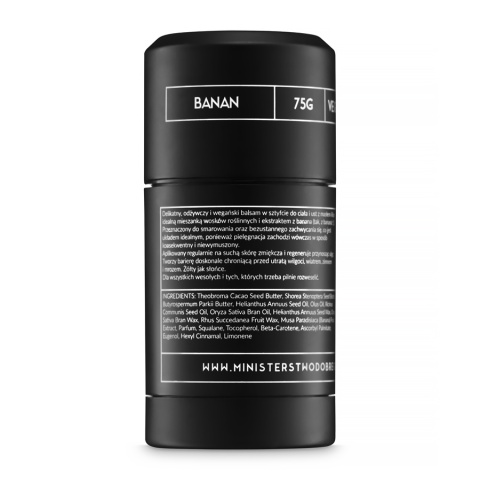 MINISTERSTWO DOBREGO MYDŁA Banana Stick Balm 75 g