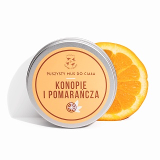 MYDLARNIA CZTERY SZPAKI Mus do ciała Konopie i Pomarańcza 150 ml
