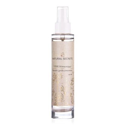 NATURAL SECRETS Tonik wzmacniający - bławatek i gorzka pomarańcza 100 ml