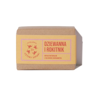 THE FOUR SZPAKI MIDDLE Natural soap in the cube of Dziewanna and Rokitnik 110 g