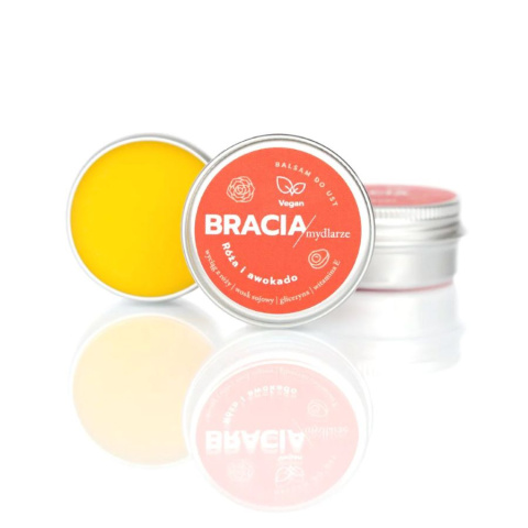 BRACIA MYDLARZE Balsam do ust Róża i avocado
