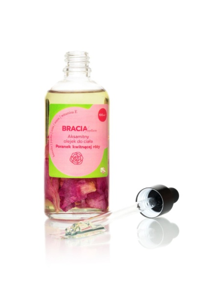 Bracia Mydlarze Aksamitny olejek do ciała Poranek kwitnącej róży 100ml