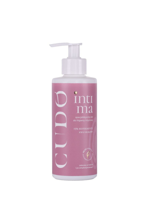 CUDO Intima – specjalistyczny żel do higieny intymnej z biofermentem i kwasem mlekowym 250 ml