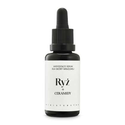 Łagodzące serum do twarzy Ryż + Ceramidy MINISTERSTWO DOBREGO MYDŁA 30 ml