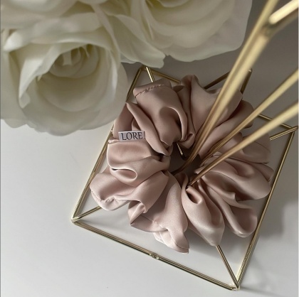 Lore Handicrafts Scrunchie Cappuccino Eraser