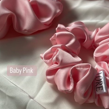 Lore Handicrafts Scrunchie Eraser Pink Small