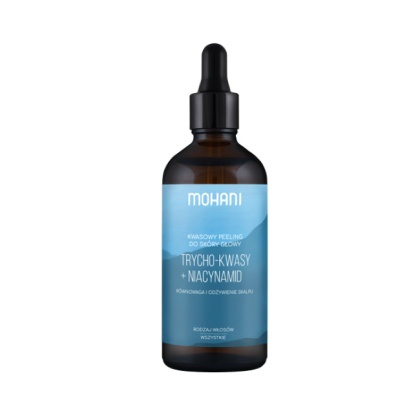 MOHANI Równoważący peeling trycho-kwasy + niacynamid do skóry głowy 100ml