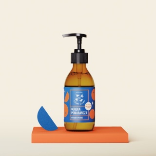 MYDLARNIA CZTERY SZPAKI Gorzka Pomarańcza - naturalne mydło w płynie 300 ml