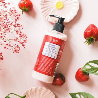Bydgoska Wytwórnia Mydła Moisturizing Balm - strawberry 250 ml