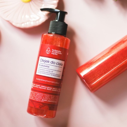 Bydgoska Wytwórnia Mydła Olejek do ciała truskawka 150 ml
