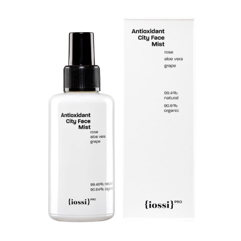 IOSSI Antioxidant City Face Mist 100 ml – naturalna mgiełka w szklanej butelce z atomizerem
