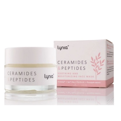 Lynia Pro Moisturizing and Soothing Mask with Ceramides & Peptides 50 ml