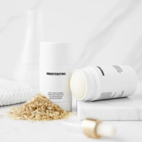 Гіпоалергенний захисний бальзам MINISTRY OF GOOD SOAP RICE 75 г