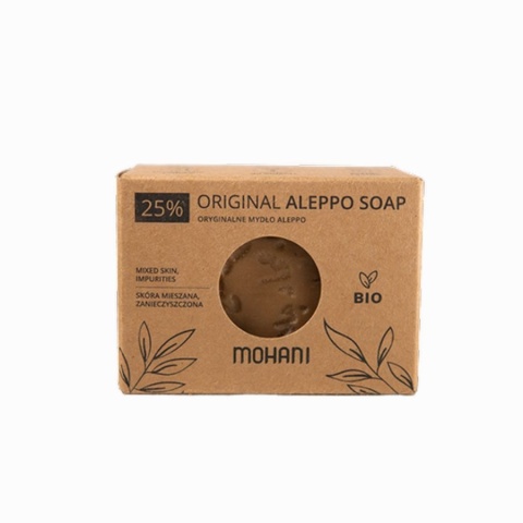 MOHANI Mydło Aleppo BIO oliwkowo-laurowe 25%
