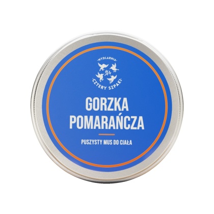MYDLARNIA CZTERY SZPAKI Gorzka Pomarańcza - puszysty mus do ciała
