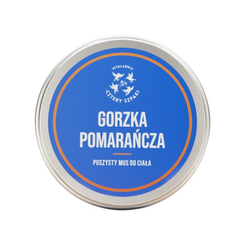 MYDLARNIA CZTERY SZPAKI Gorzka Pomarańcza - puszysty mus do ciała
