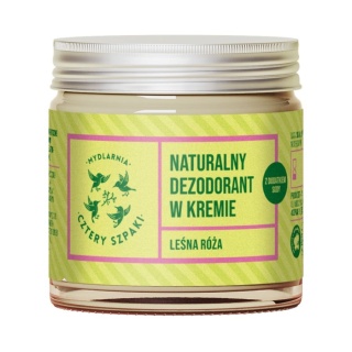 SOAP FACTORY FOUR STARLINGS Natural deodorant in cream Forest Rose with the addition of soda