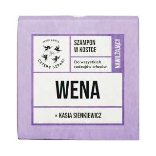 MYDLARNIA CZTERY SZPAKI Nawilżający szampon w kostce WENA x Kasia Sienkiewicz