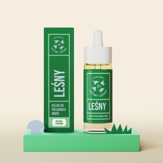 MYDLARNIA CZTERY SZPAKI Olejek do brody - Leśny 30 ml