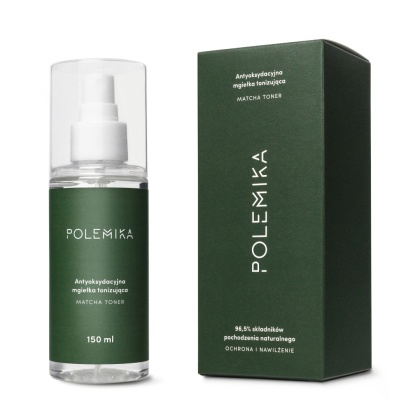 Matcha Toner - Antyoksydacyjna mgiełka tonizująca do twarzy POLEMIKA 150 ml