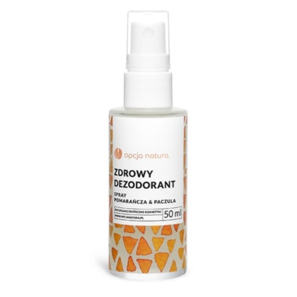 Opcja Natura Zdrowy dezodorant SPRAY pomarańcza & paczula 50 ml