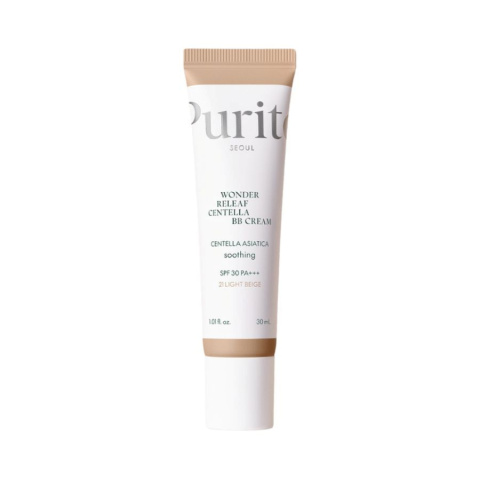 PURITO SEOUL Regenerating BB Cream with Centella Asiatica SPF 30 PA+++, 30 ml Light Beige