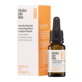 Антиоксидантна заспокійлива сироватка Make Me Bio POWER of Marula з олією марули 15 мл