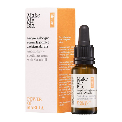 Make Me Bio POWER OF MARULA Antyoksydacyjne serum łagodzące z olejem Marula 15ml