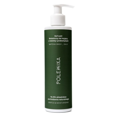 POLEMIKA ReFresh! Botaniczny żel myjący z matchą i prebiotykami 230 ml
