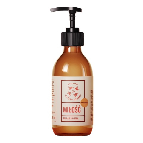 MYDLARNIA CZTERY SZPAKI Nawilżający balsam do ciała MIŁOŚĆ 200 ml