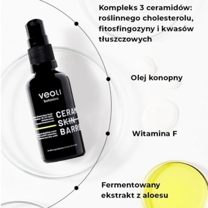Veoli botanica Regenerująco-odbudowujący krem z ceramidami CERAMIDE SKIN BARRIER 40 ml