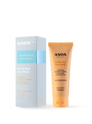 ASOA Maseczka Do Twarzy – Gentle Red