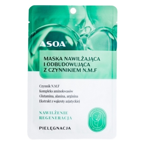 ASOA Maska Nawilżająca i Odbudowująca z czynnikiem N.M.F