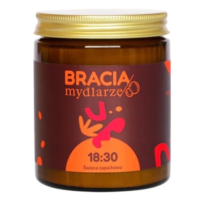 Bracia Mydlarze Świeca sojowa 18:30 180ml