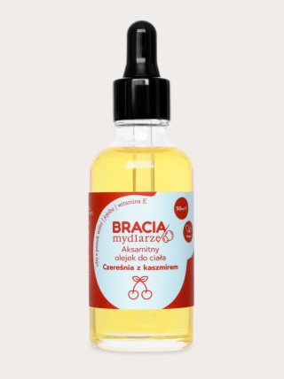 Bracia Mydlarze Aksamitny olejek do ciała Czereśnia z kaszmirem 50ml