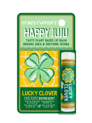 CRAZY RUMORS Naturalny balsam do ust - Lucky Clover