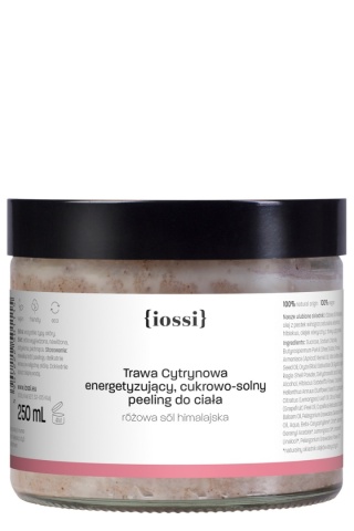 IOSSI Peeling do ciała energetyzujący TRAWA CYTRYNOWA 250 ML