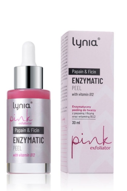 Lynia Enzymatyczny peeling do twarzy z papainą i ficyną oraz witaminą B12