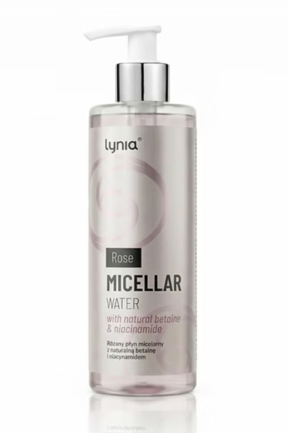 Lynia Płyn micelarny Różany z naturalną betainą i niacynamidem 400 ml