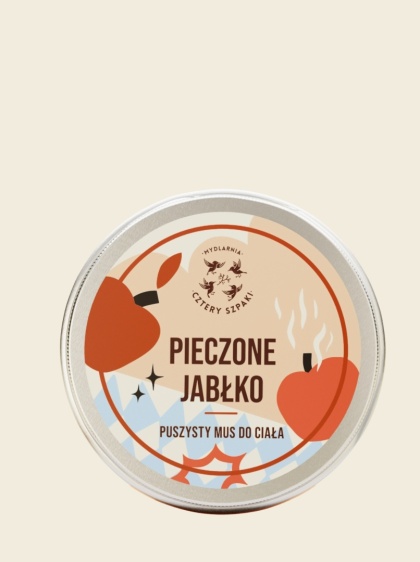 MYDLARNIA CZTERY SZPAKI Pieczone Jabłko - puszysty mus do ciała