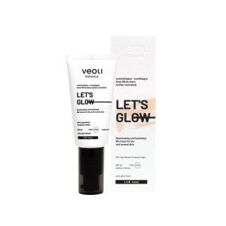 Veoli botanica Brightening & Moisturizing BB Cream for Dry & Normal Skin 1.5 N Ivory LET'S GLOW