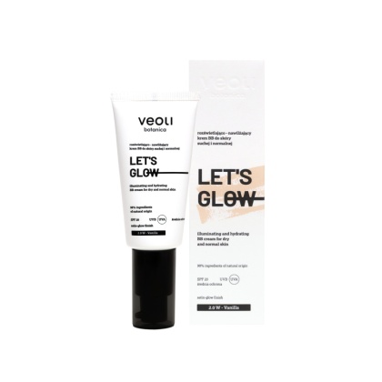 Veoli botanica Rozświetlająco-nawilżający krem BB do skóry suchej i normalnej 2.0 W Vanilla LET'S GLOW