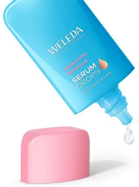 WELEDA Nawilżające serum w kroplach z kwasem hialuronowym 30 ml